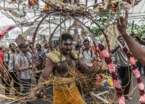 Thaipusam – nejvýznamnější hinduistický svátek v Kuala Lumpur 